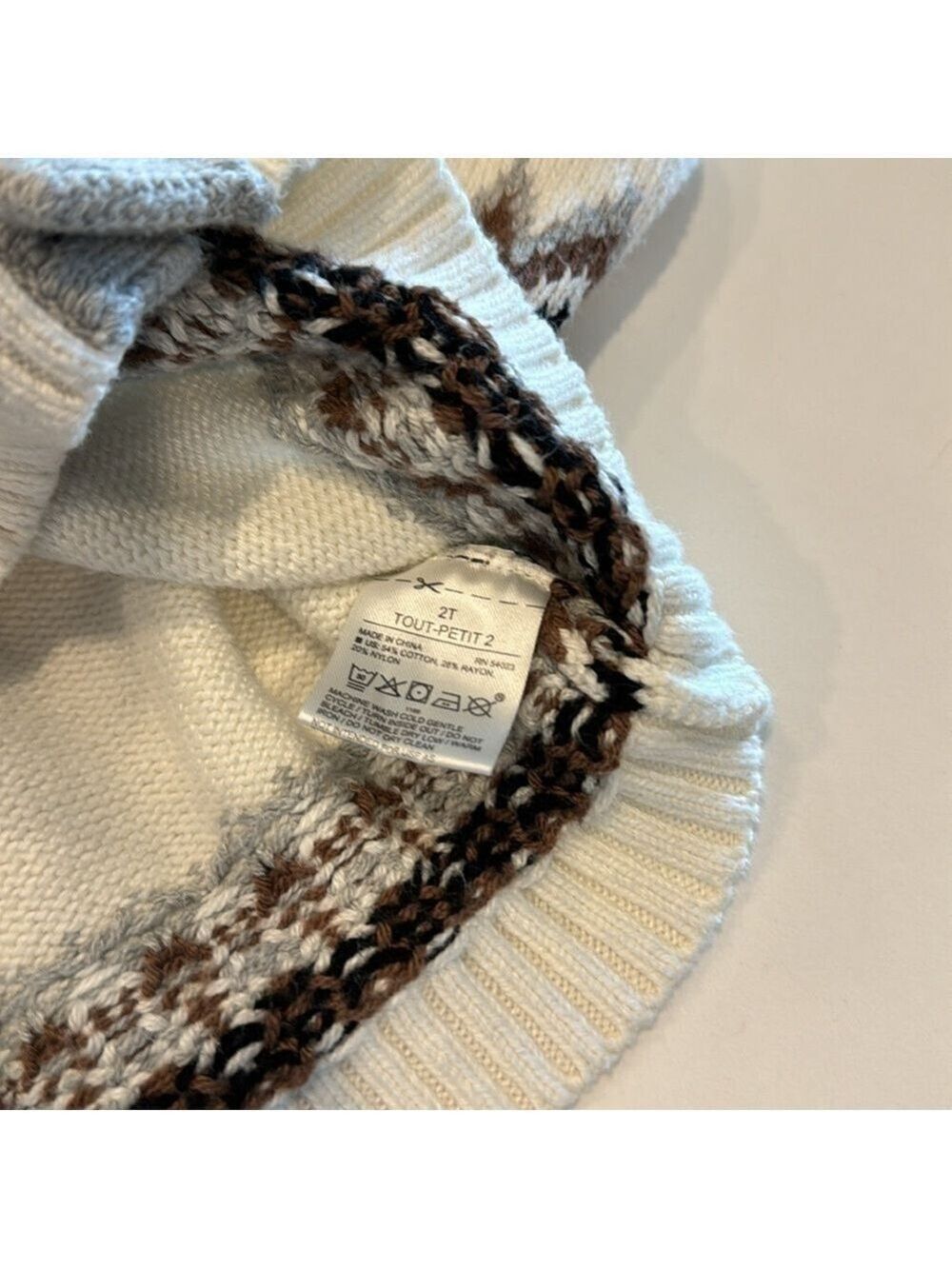 Janie and Jack Sweater Button Up Size 2T - Picture 3 of 4